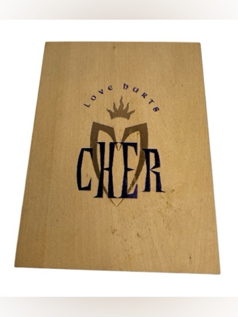 Cher Love Hurts Tarot CD Box Set 1991 Limited Edition Wooden Box Rare Complete